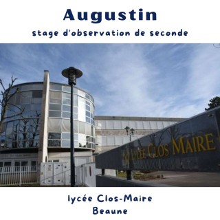 augustin en stage d'observation